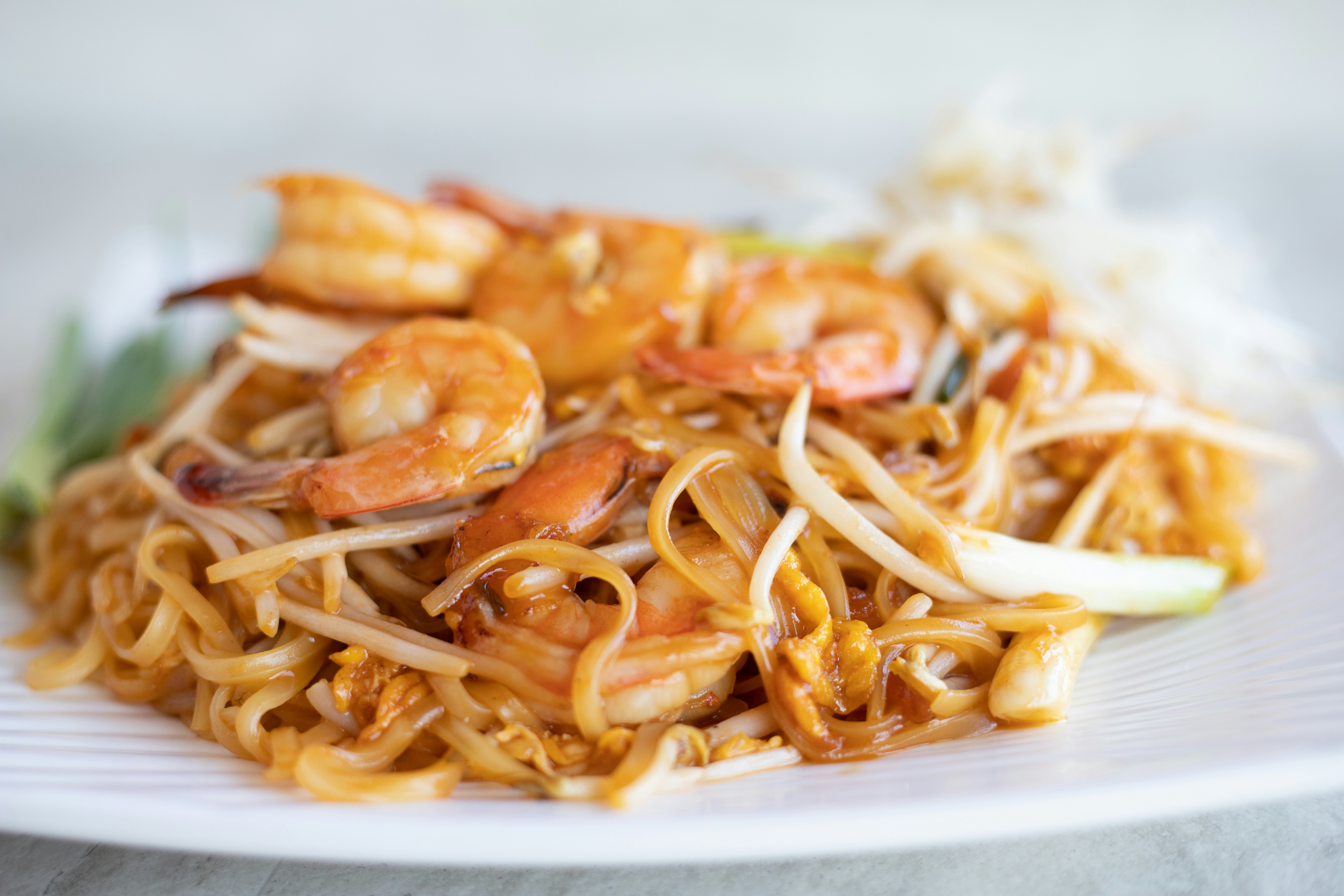 Thai pad thai dish