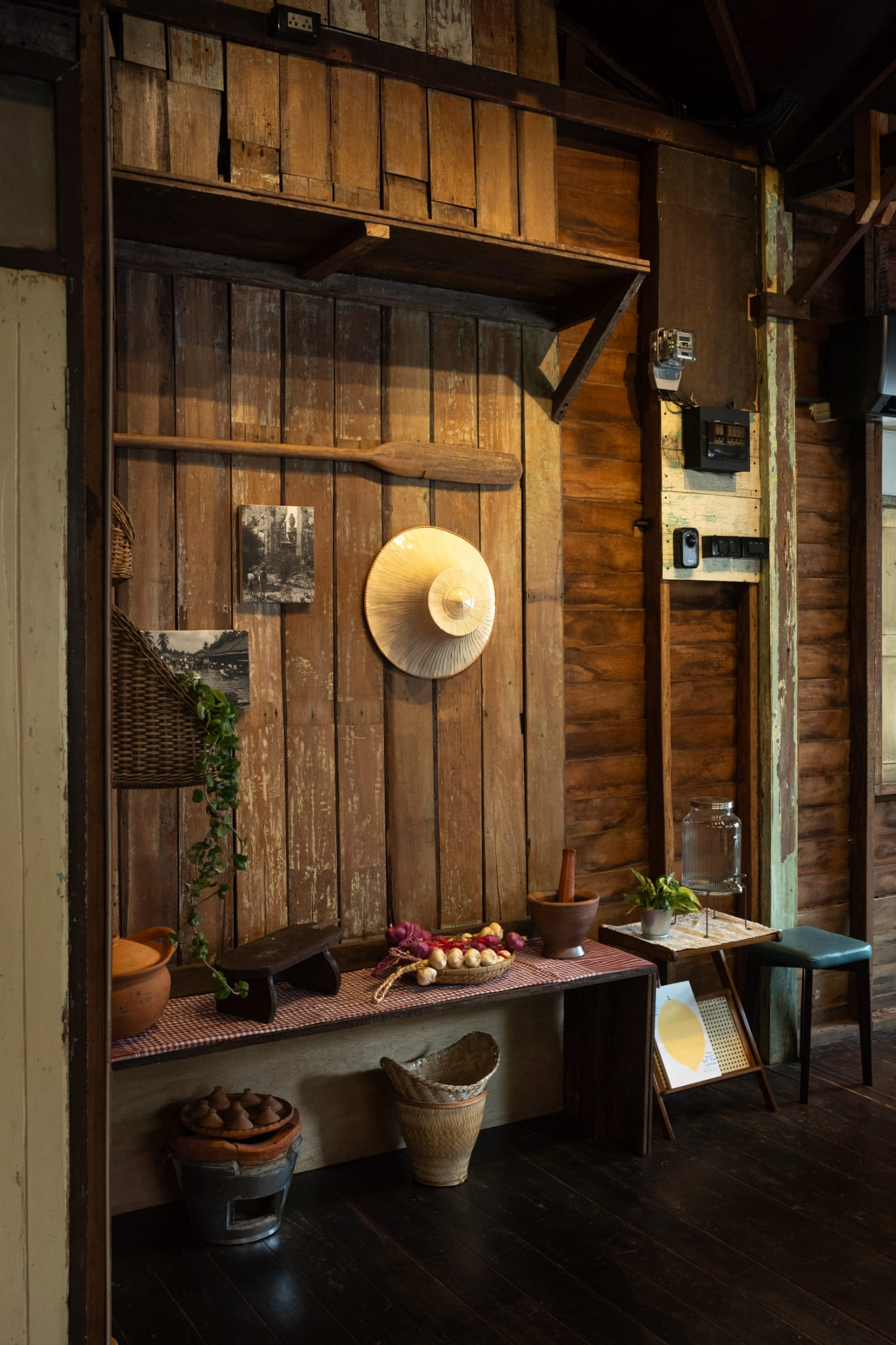 Traditional Thai cooking utensils